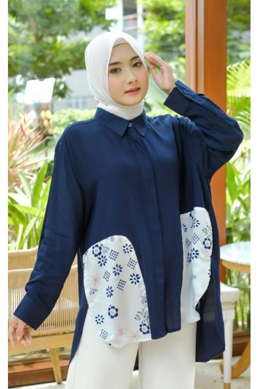 Azania Blouse Navy